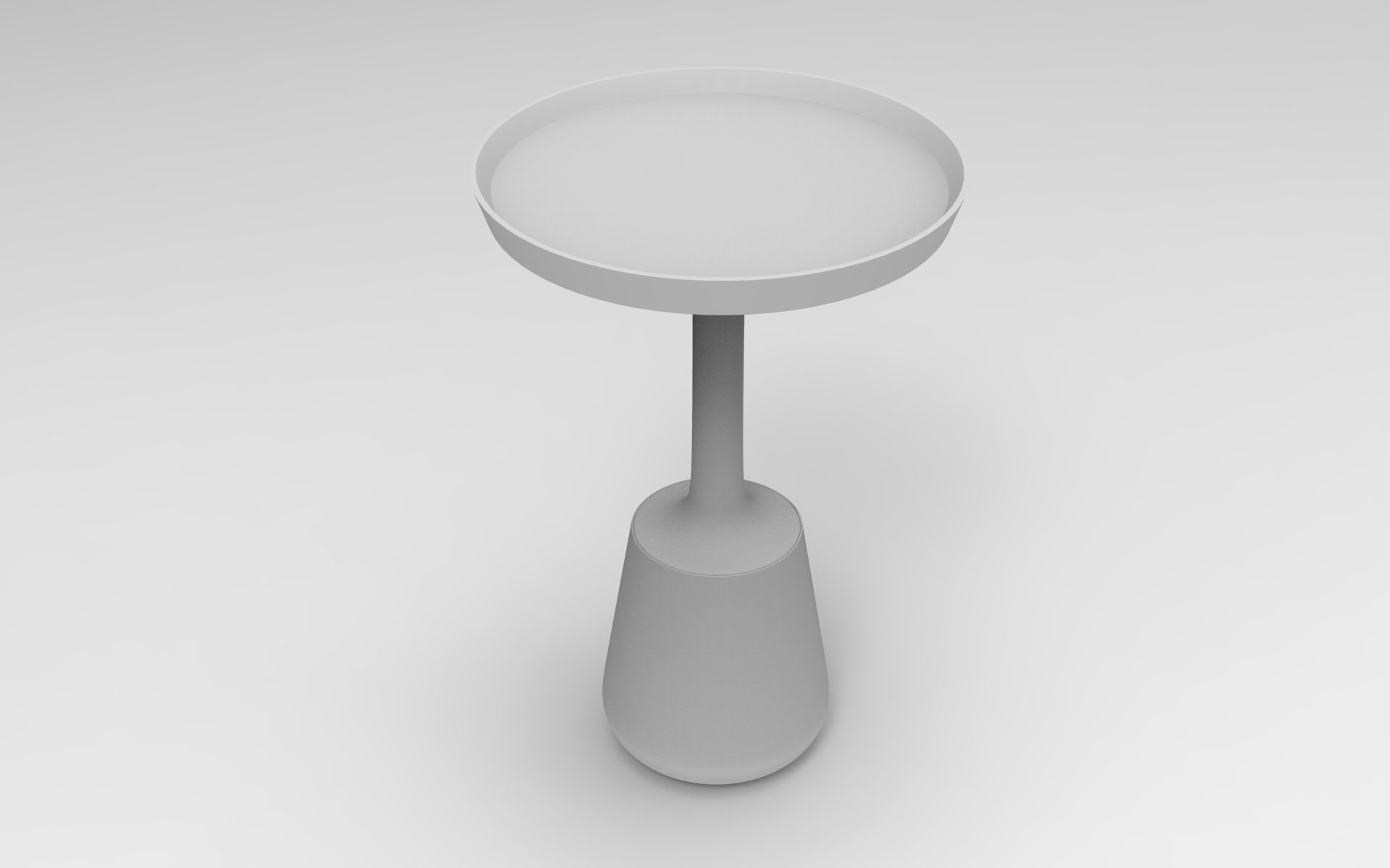 Nop Side Table Low-poly 3D model_7