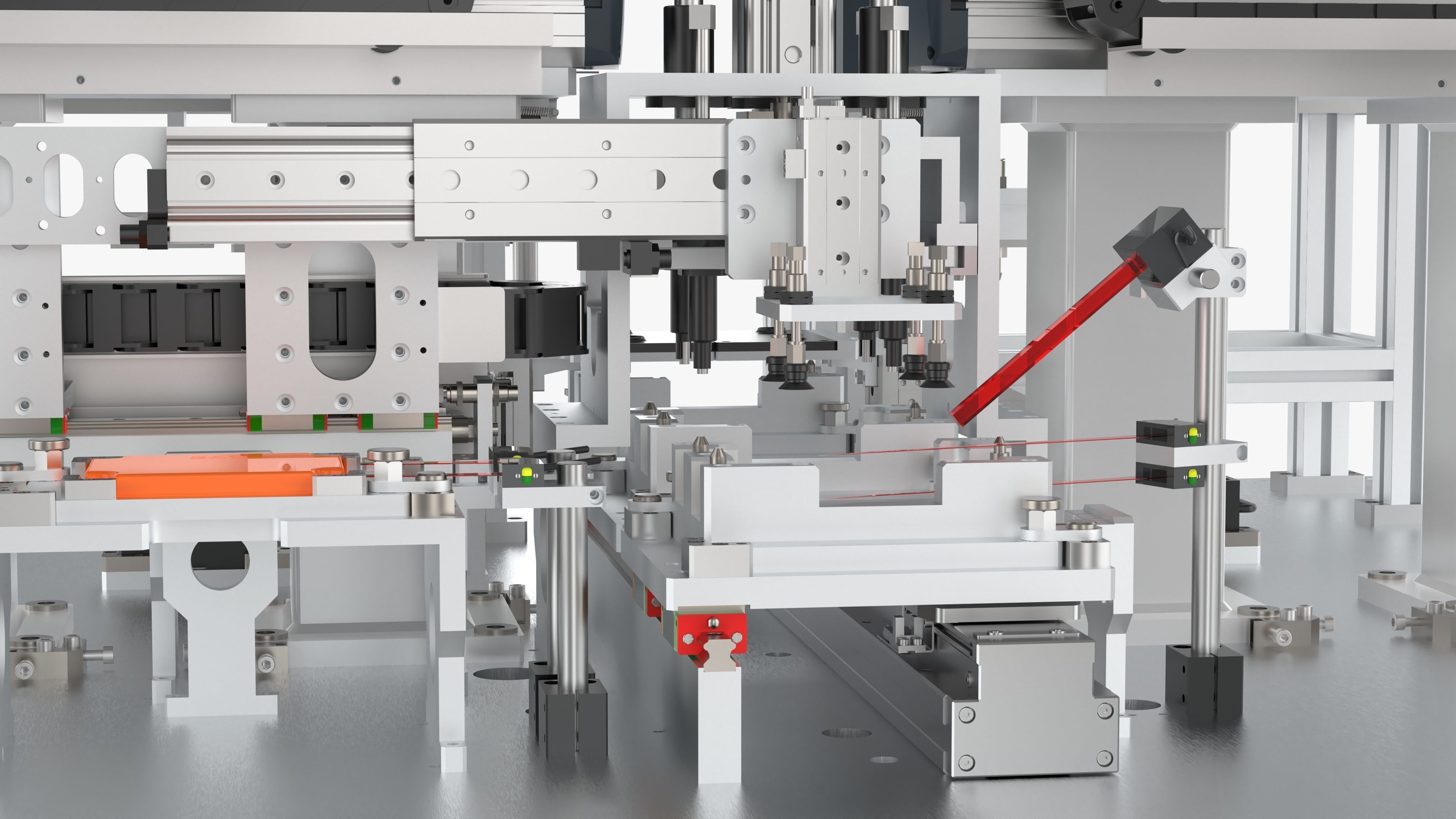 Automatic Double Shaft Lock Screw Machine 3D model_16