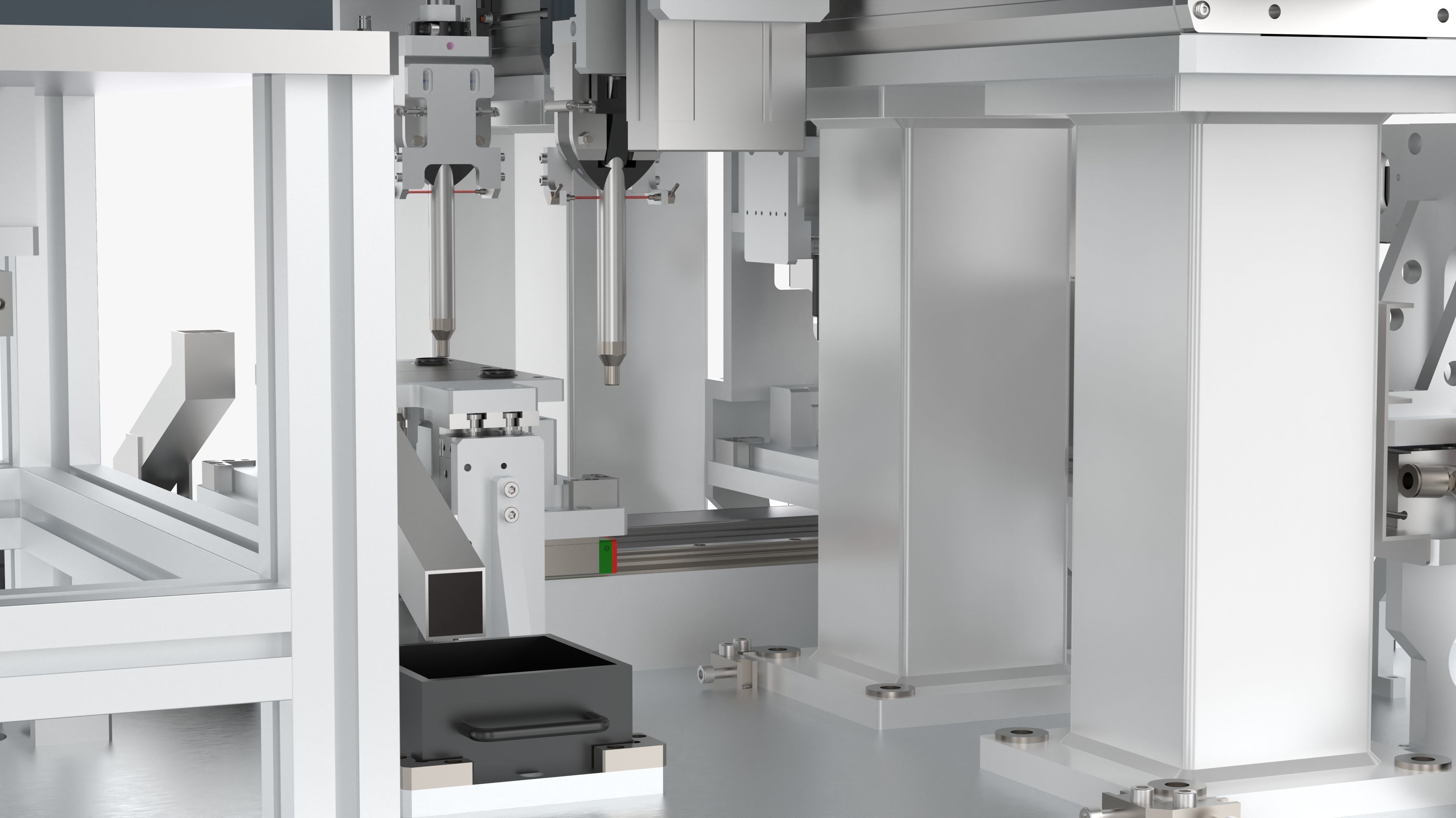 Automatic Double Shaft Lock Screw Machine 3D model_15