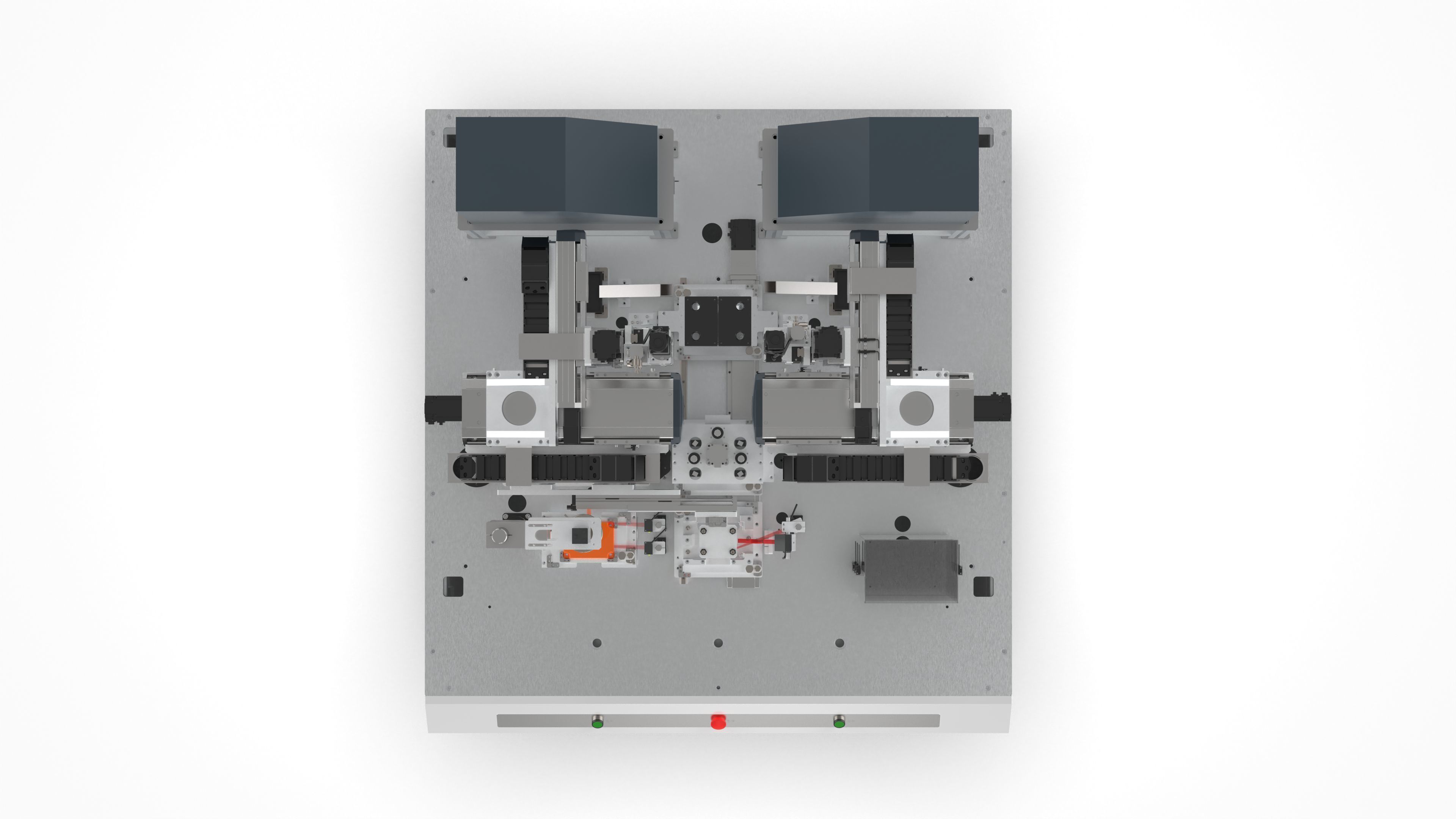 Automatic Double Shaft Lock Screw Machine 3D model_11