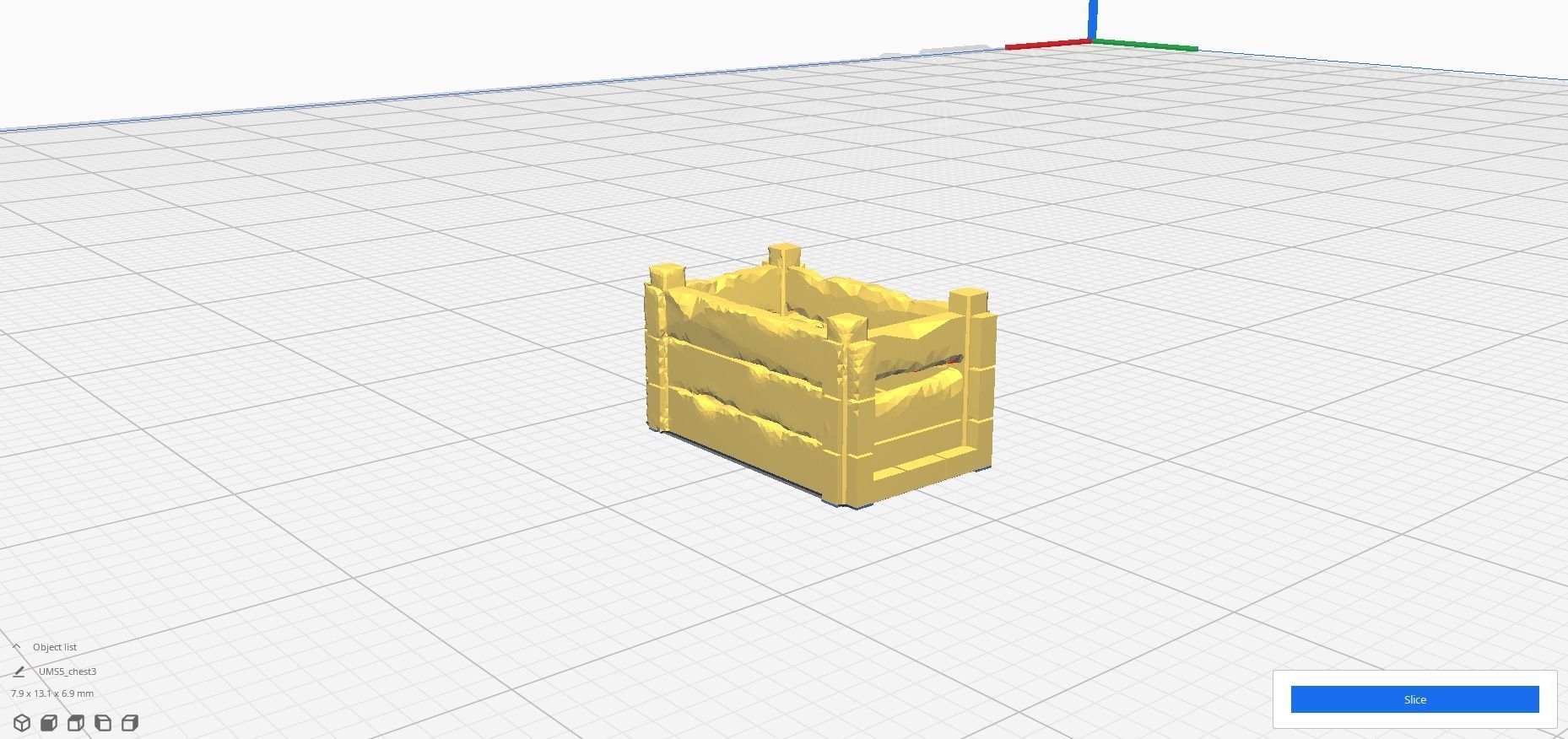 Wooden crate Free 3D print model_24