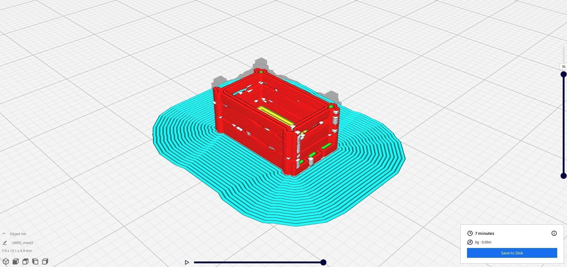 Wooden crate Free 3D print model_21