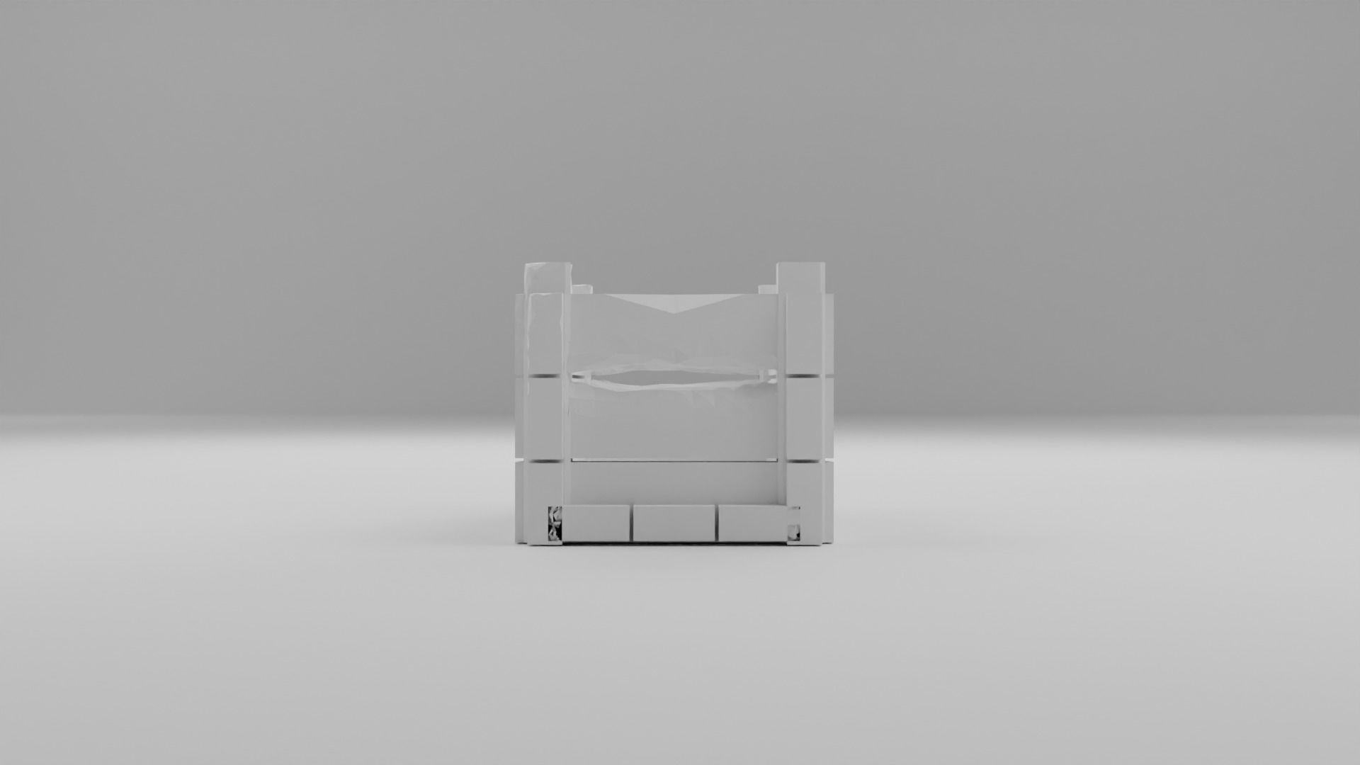 Wooden crate Free 3D print model_6