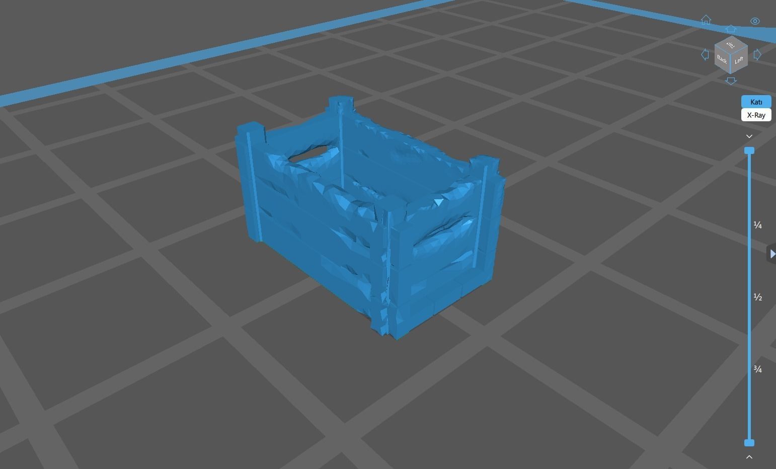 Wooden crate Free 3D print model_15