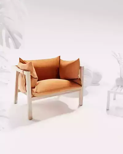 Umomoku Armchair 3D Model
