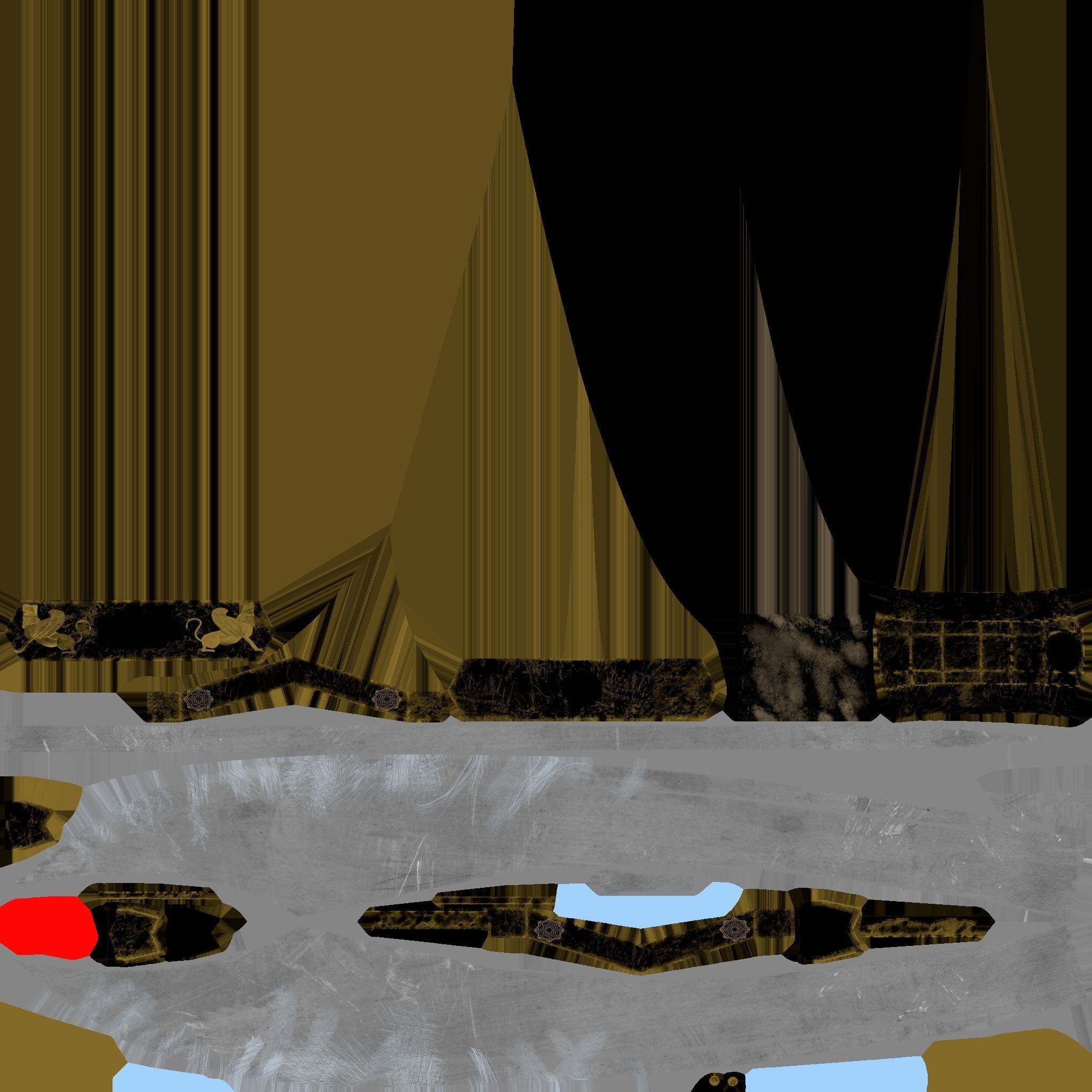 Persian Sword Low-poly 3D model_11