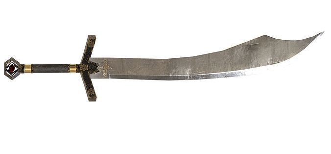 Persian Sword Low-poly 3D model