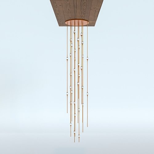 Modern Chandelier Free 3D model
