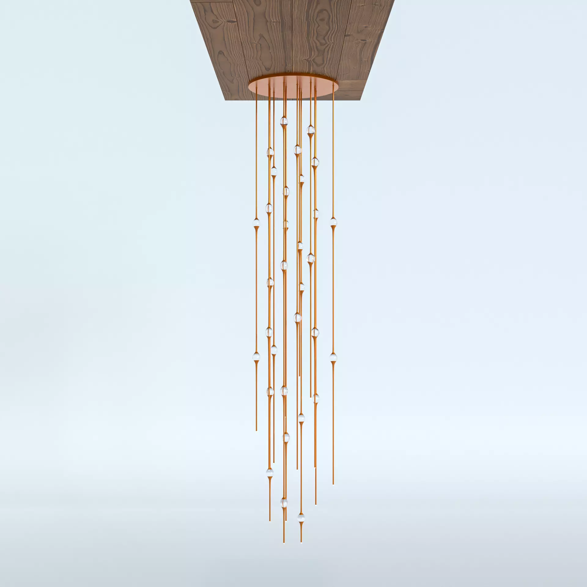 Modern Chandelier Free 3D model