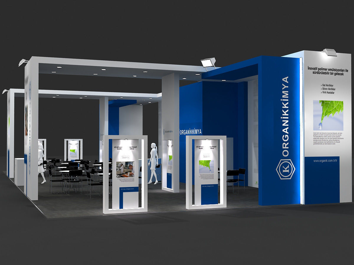 Exhibition Stand - ST006 3D model_7