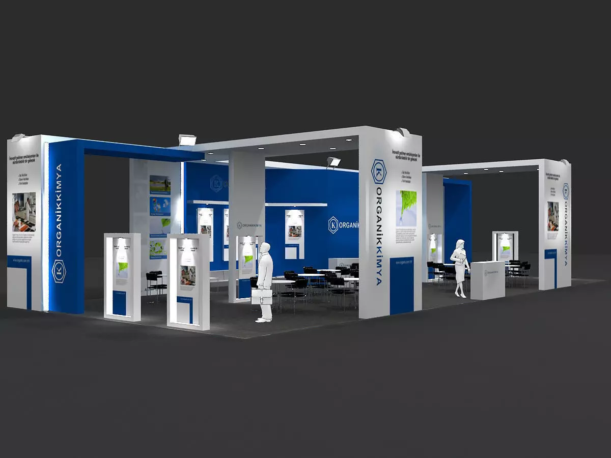Exhibition Stand - ST006 3D model_0