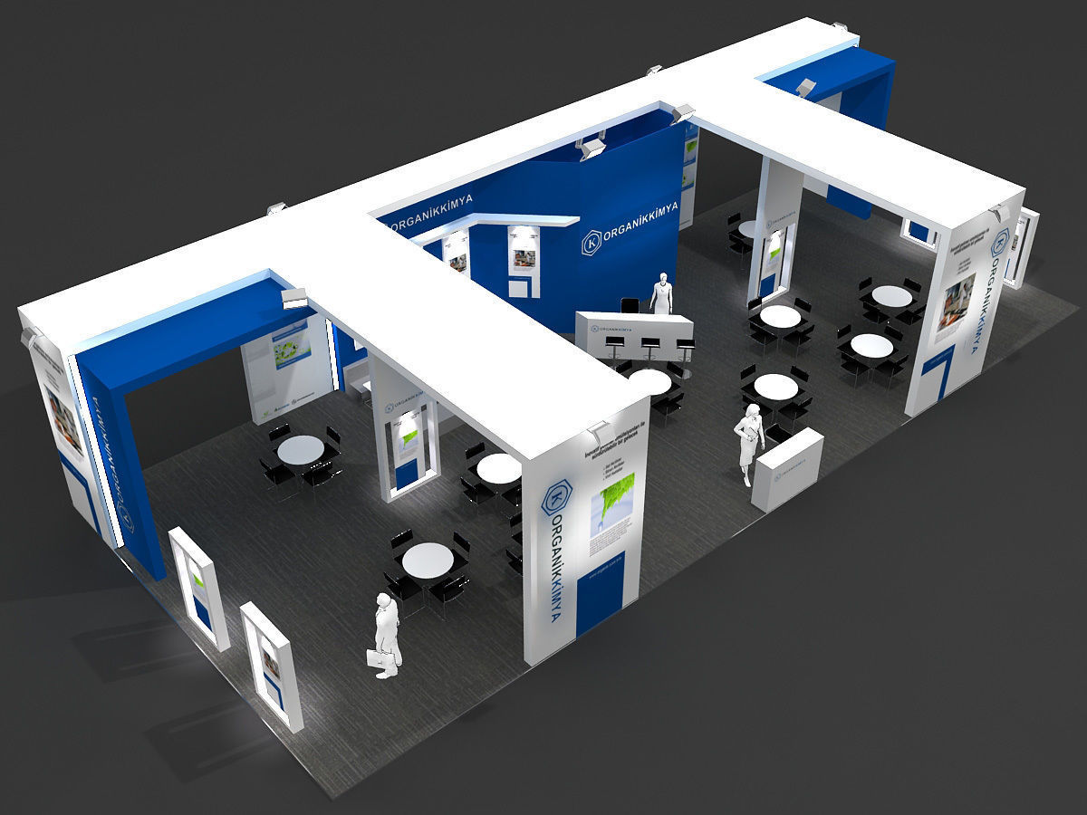 Exhibition Stand - ST006 3D model_6