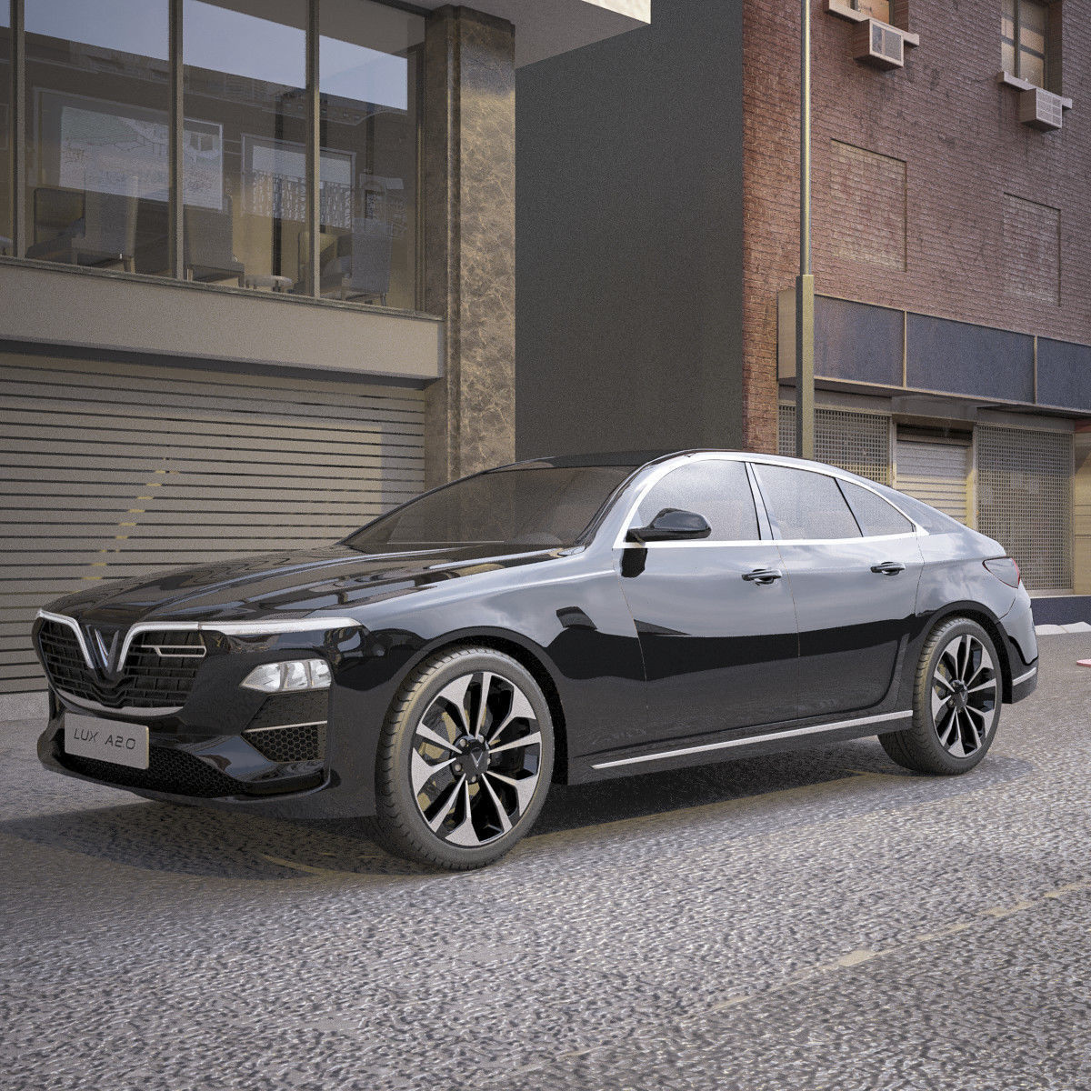 Vinfast Lux a20 3D model_8