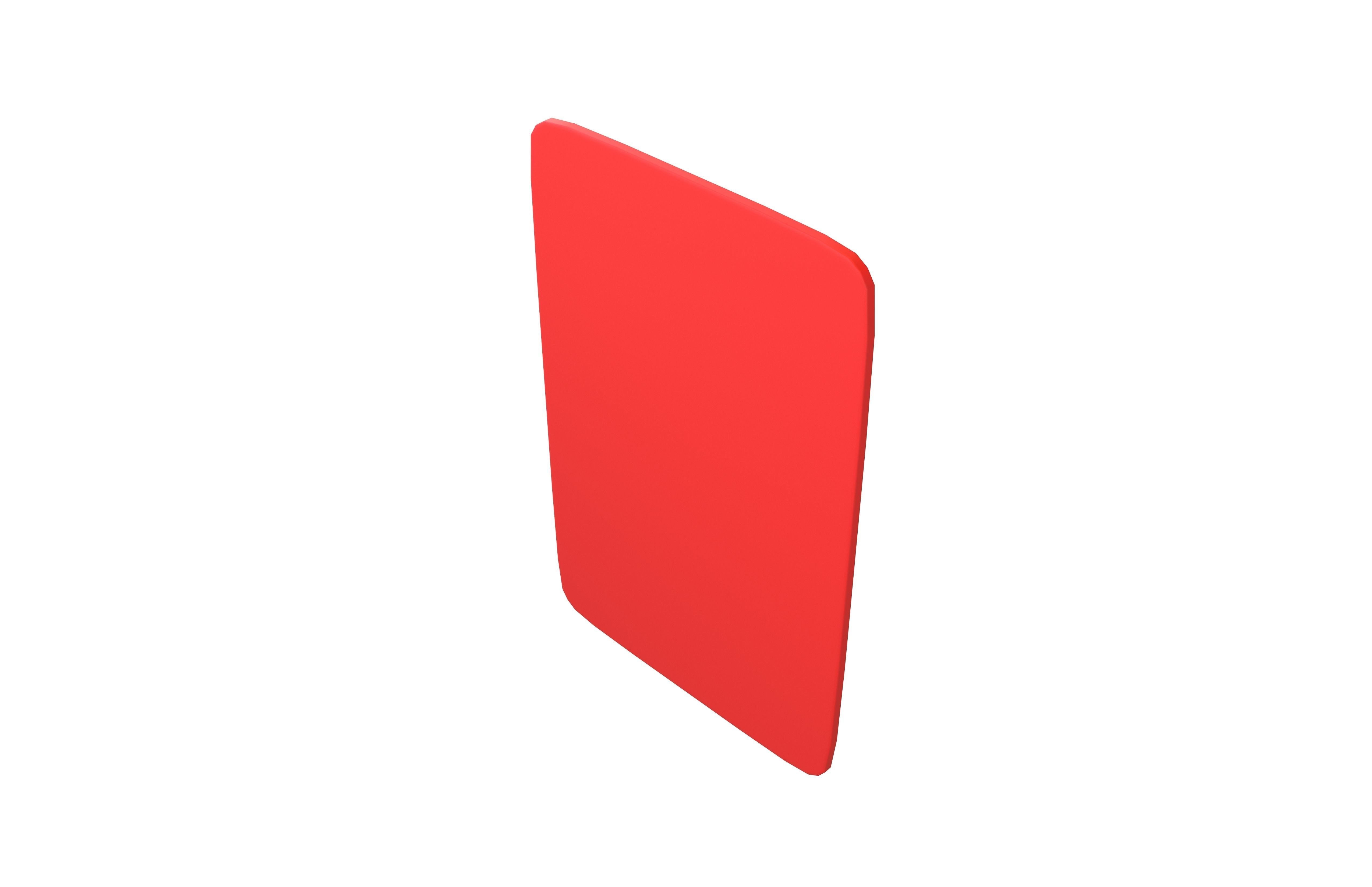 Red Card V1 001 Low-poly 3D model_2