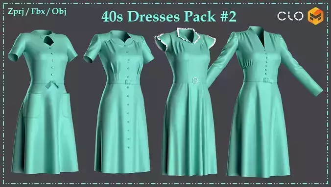 40s Dress Pack 2