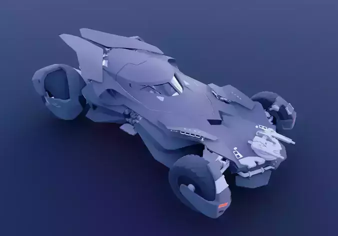 Batmobile 3D Print Model
