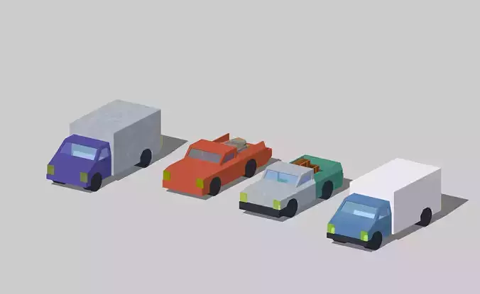 Pick Up and Trucks by Outland Models