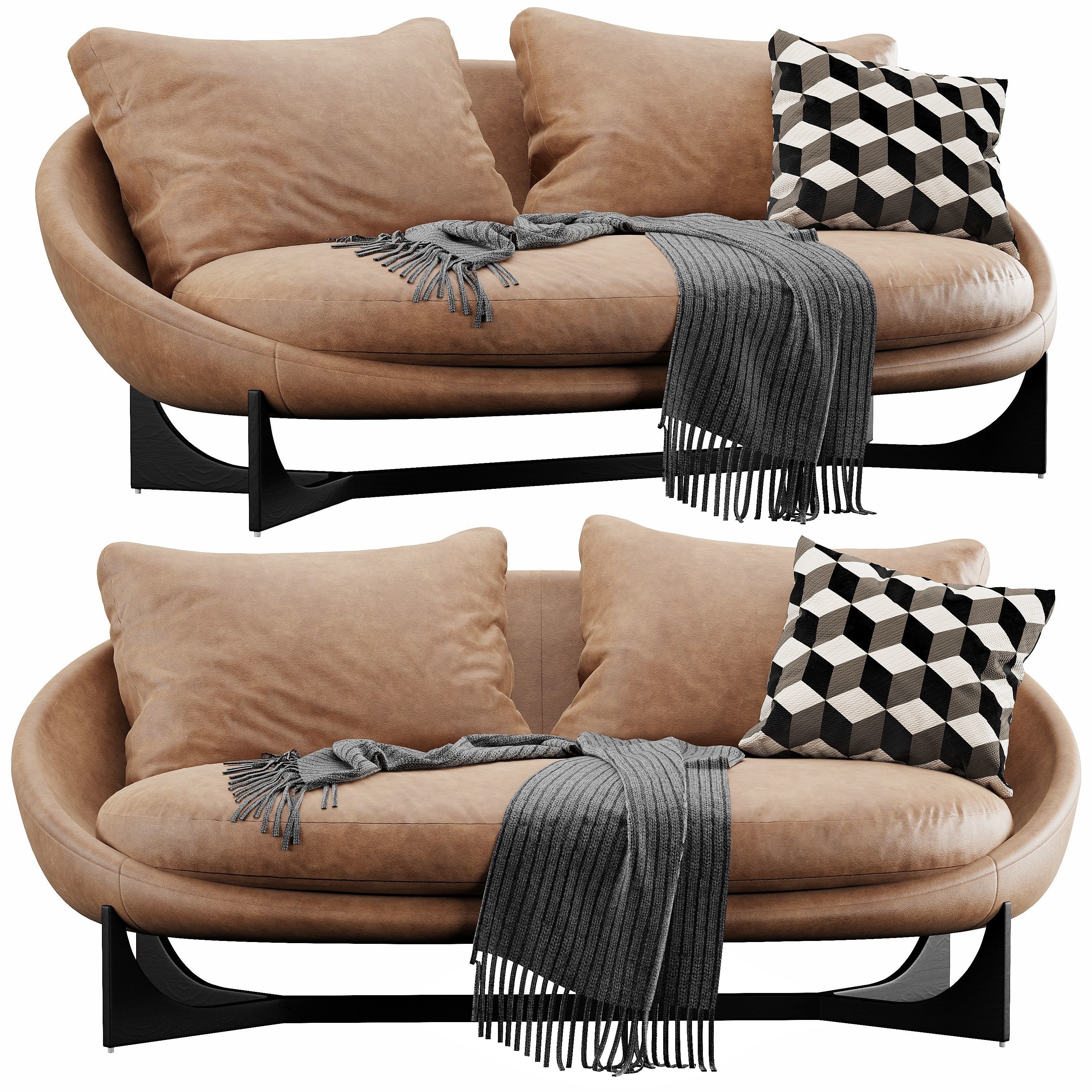 Lido Sofa 3D model_8