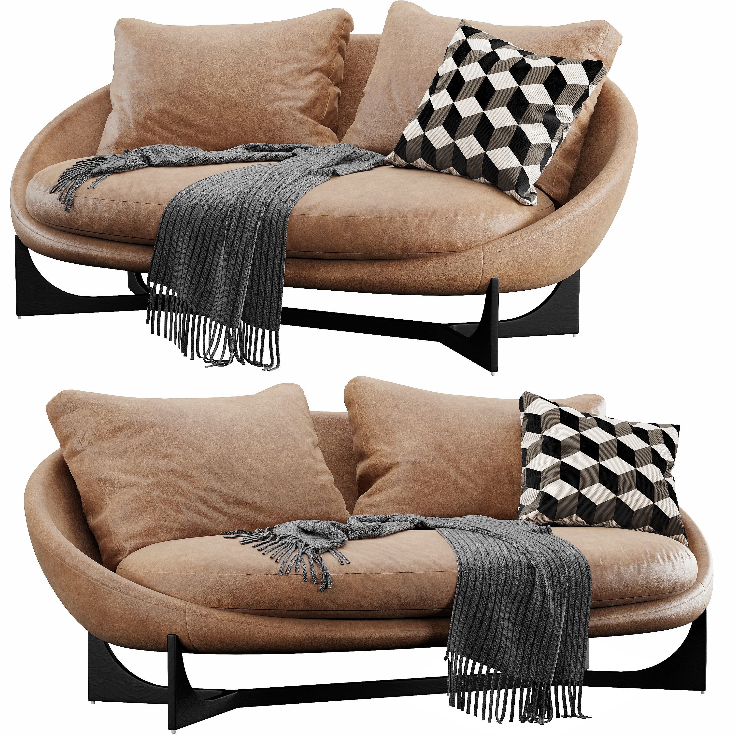 Lido Sofa 3D model_9