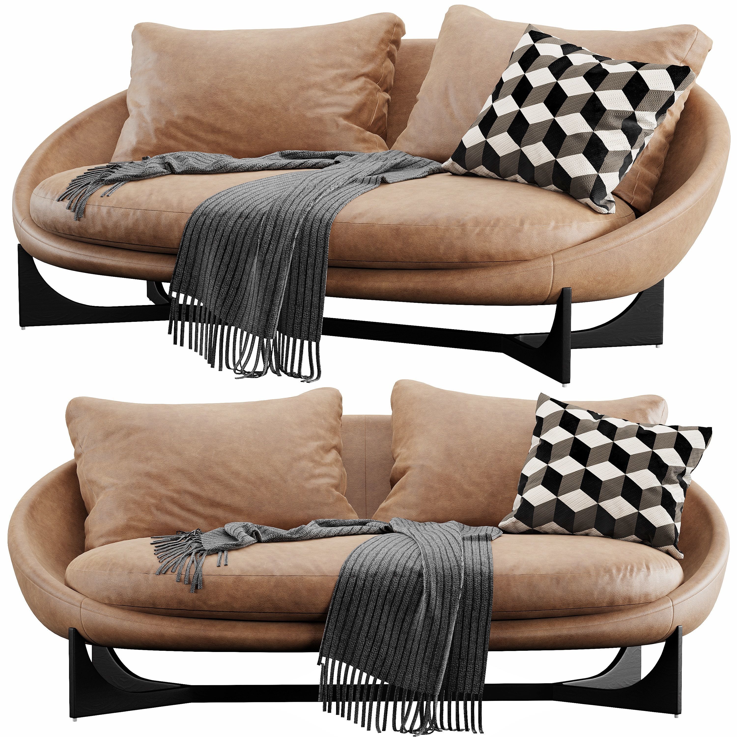 Lido Sofa 3D model_2