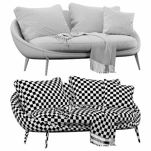 Lido Sofa 3D model 6