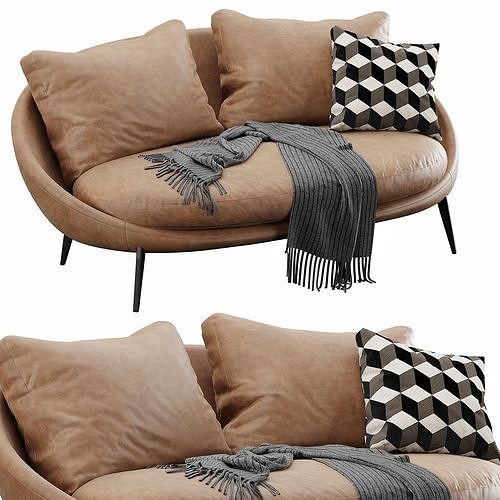 Lido Sofa 3D model 2