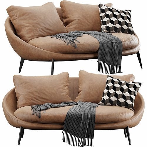 Lido Sofa 3D model 3