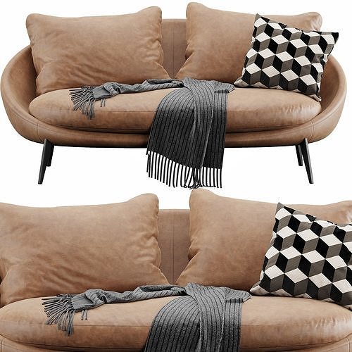 Lido Sofa 3D model 5