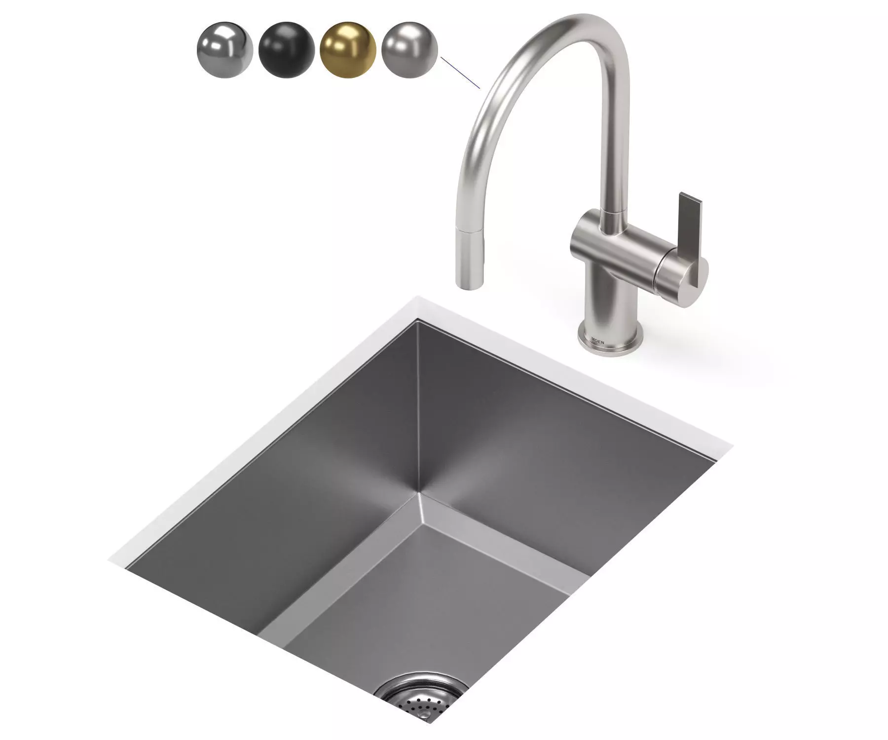 MOEN kitchen sink G16430 3D model_0