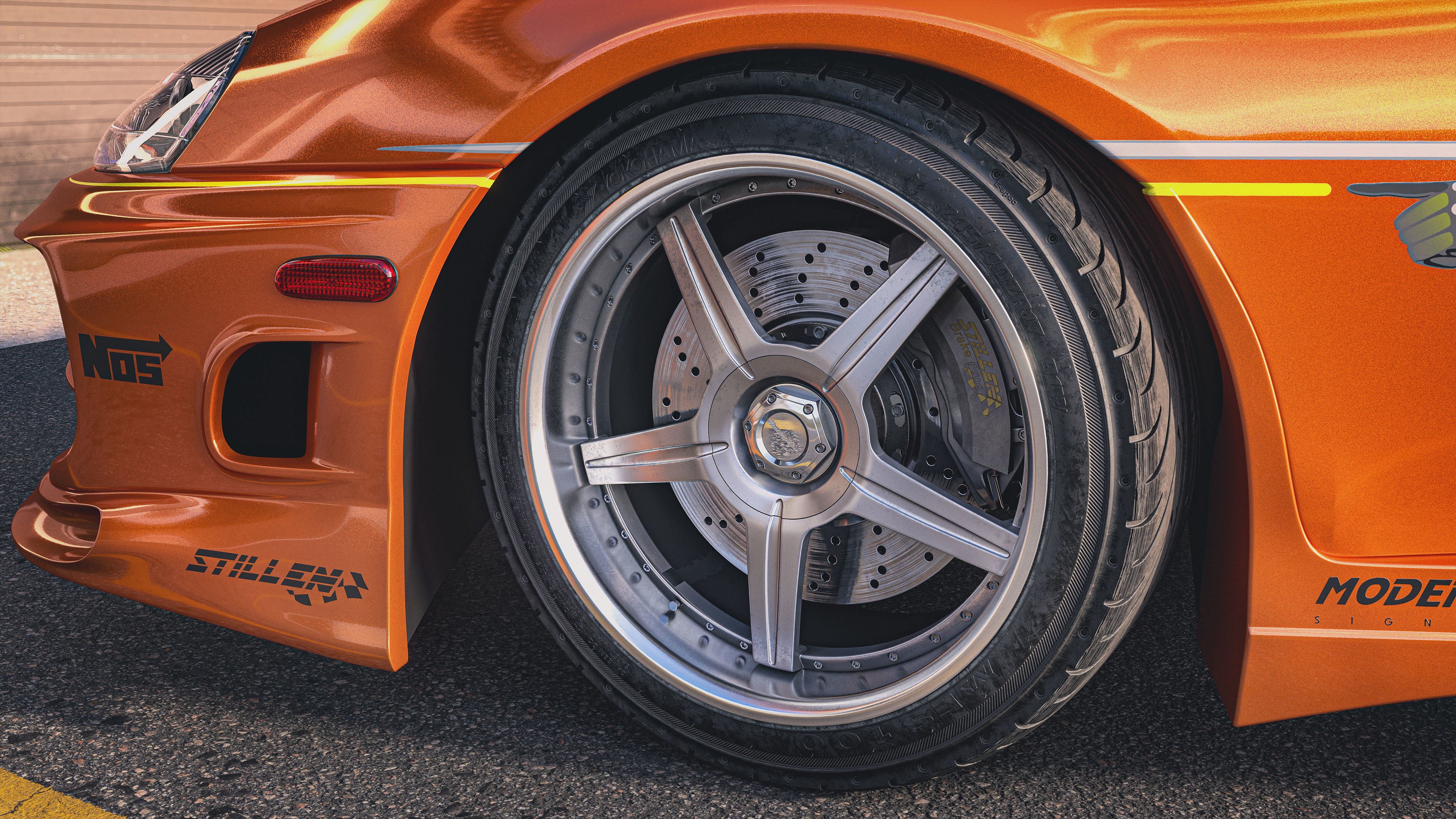 Toyota Supra A80 Fast And Furious most detailed 3D model_8