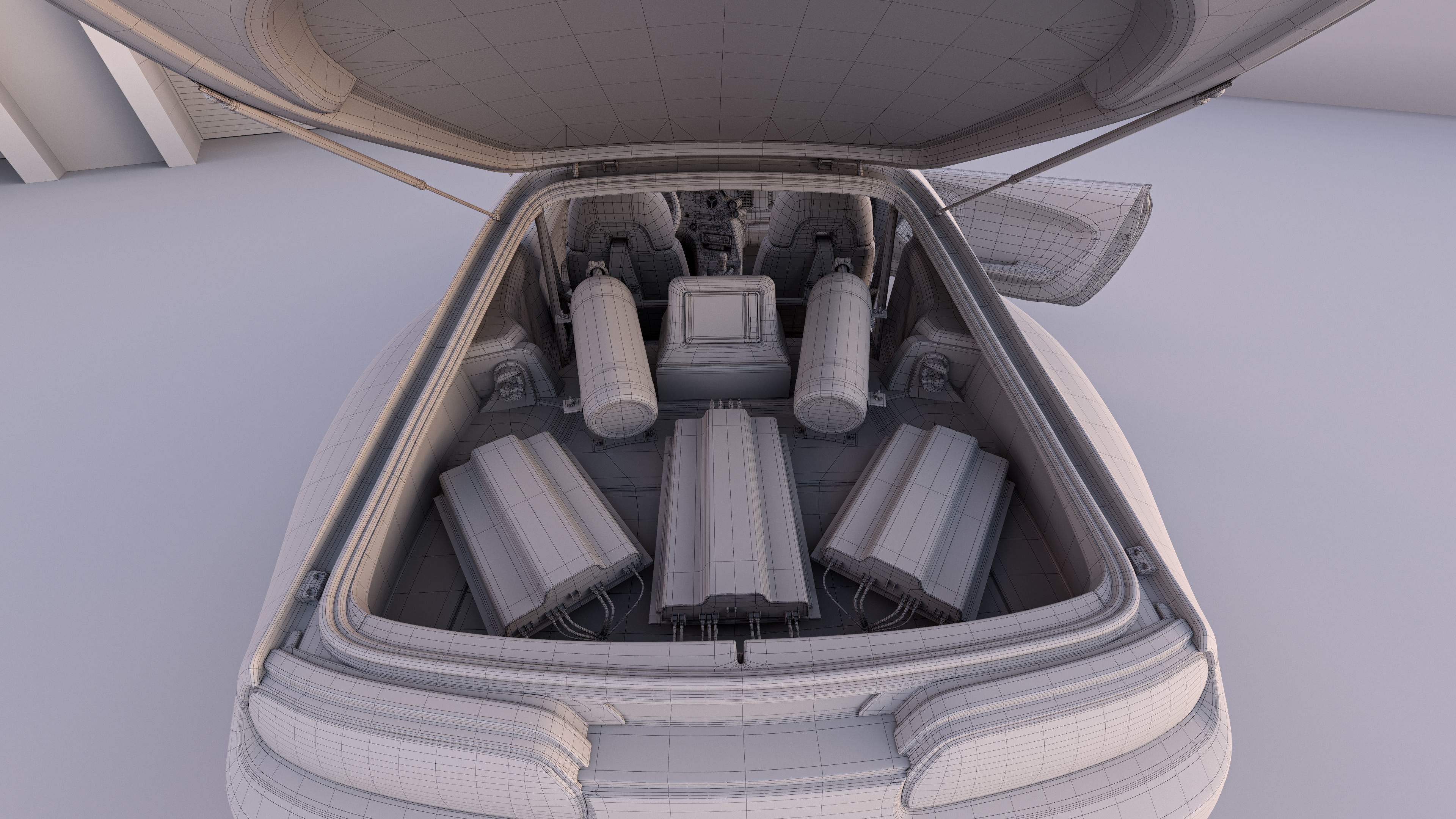 Toyota Supra A80 Fast And Furious most detailed 3D model_15