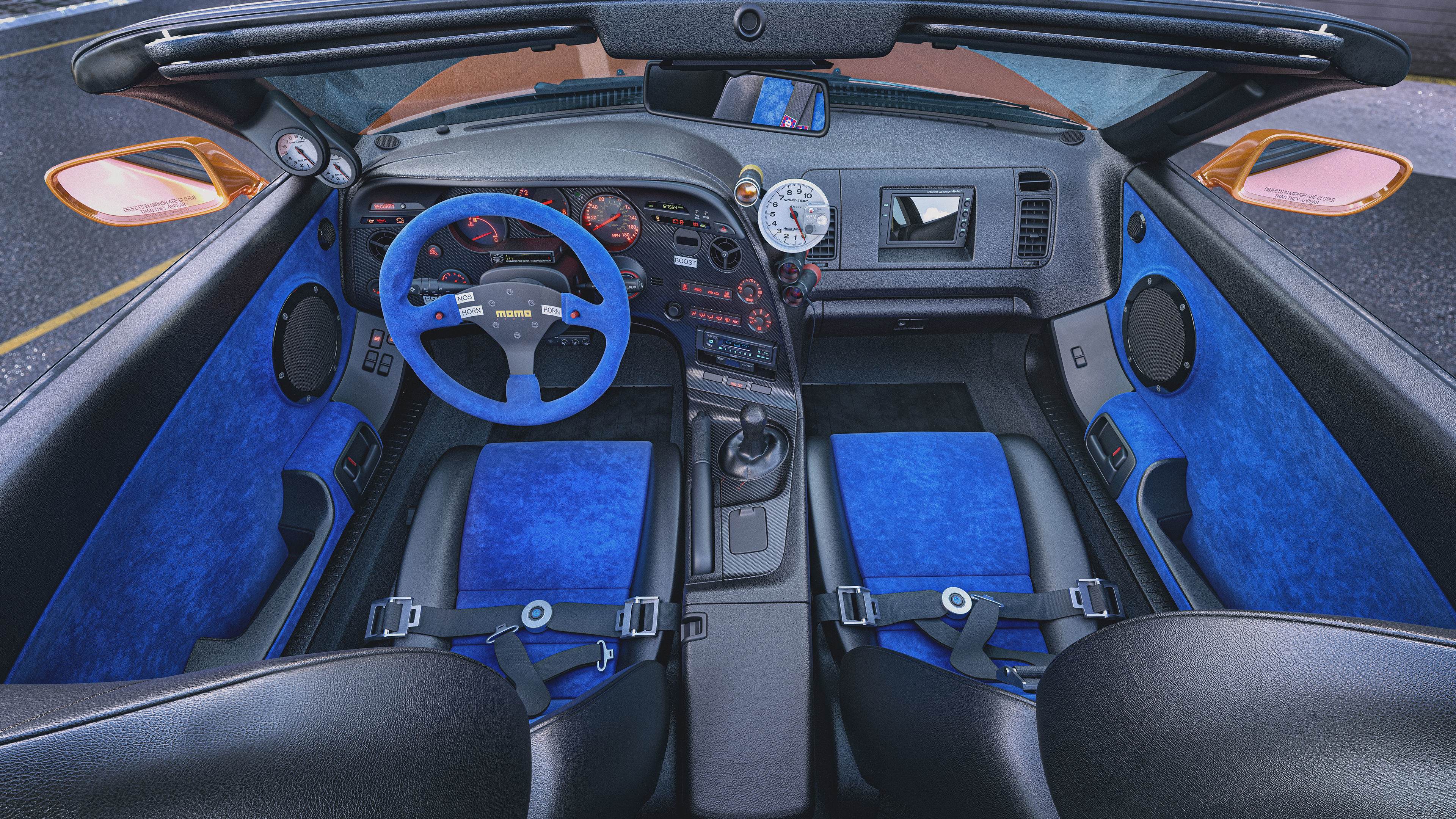 Toyota Supra A80 Fast And Furious most detailed 3D model_4