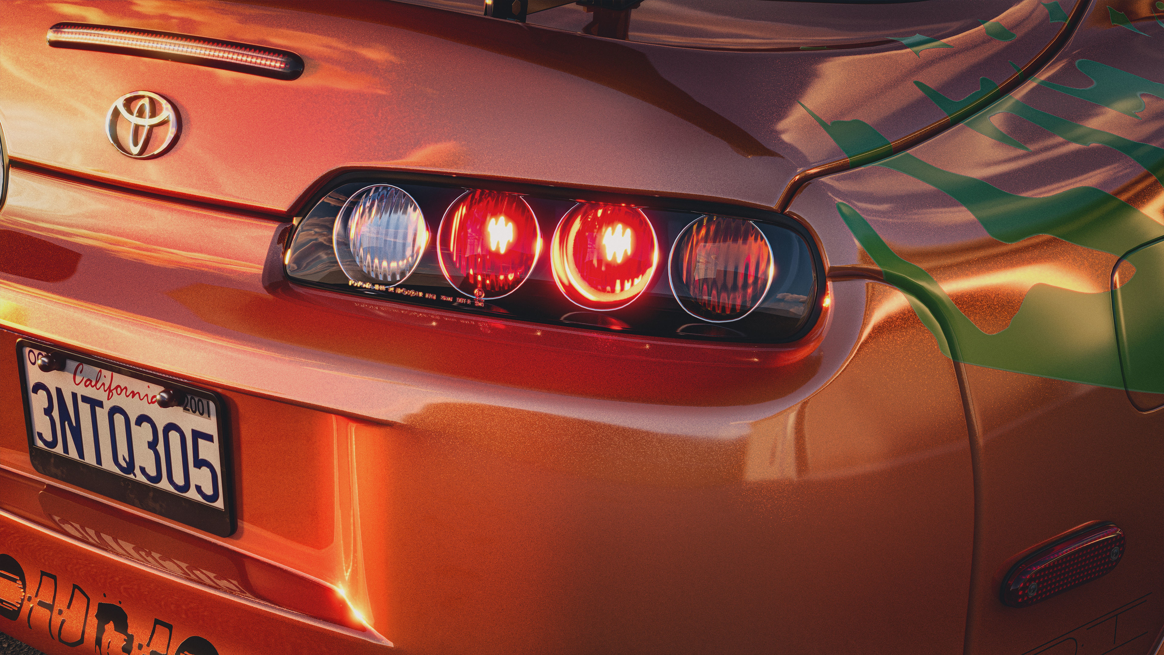 Toyota Supra A80 Fast And Furious most detailed 3D model_3