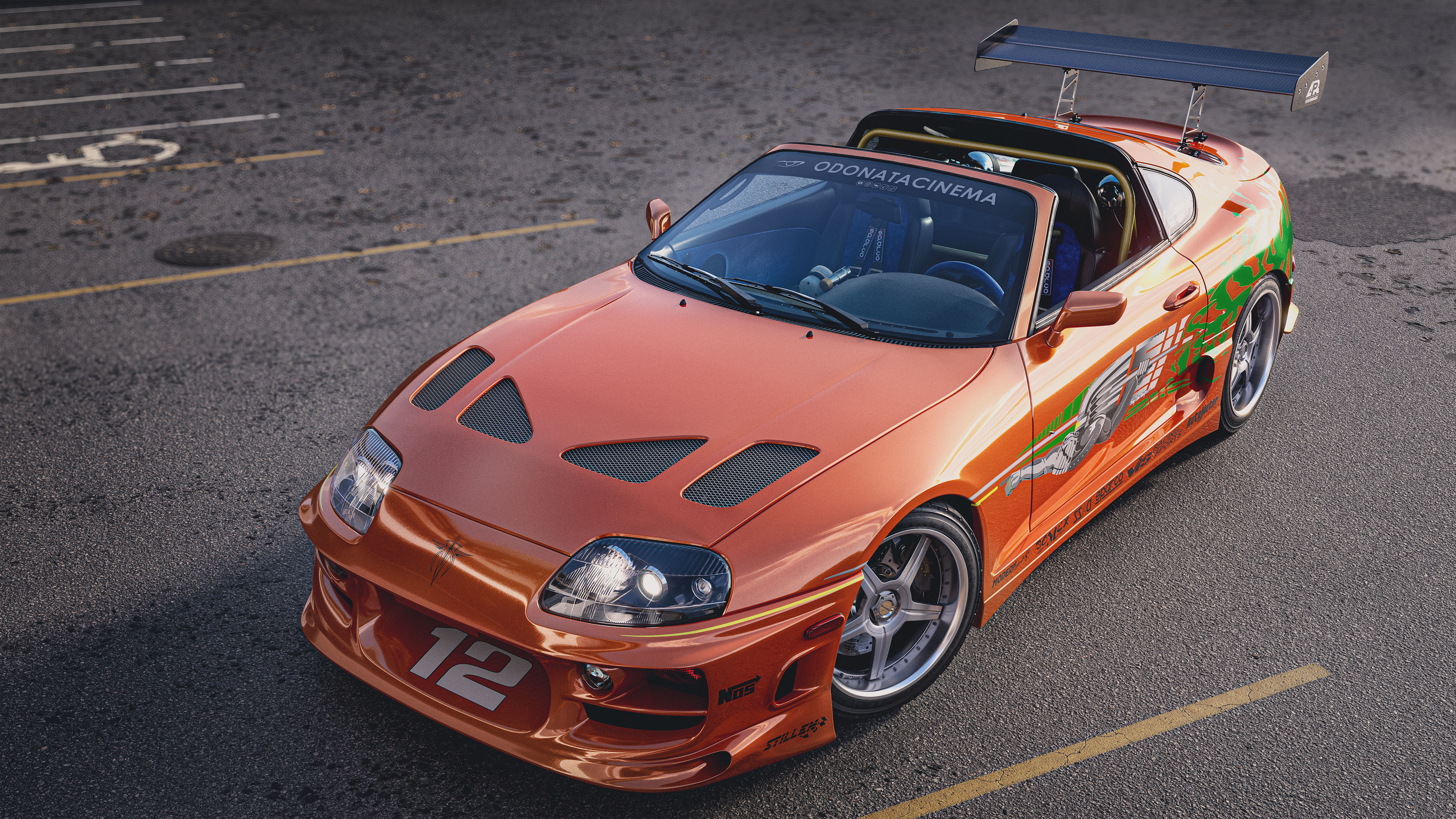 Toyota Supra A80 Fast And Furious most detailed 3D model_9
