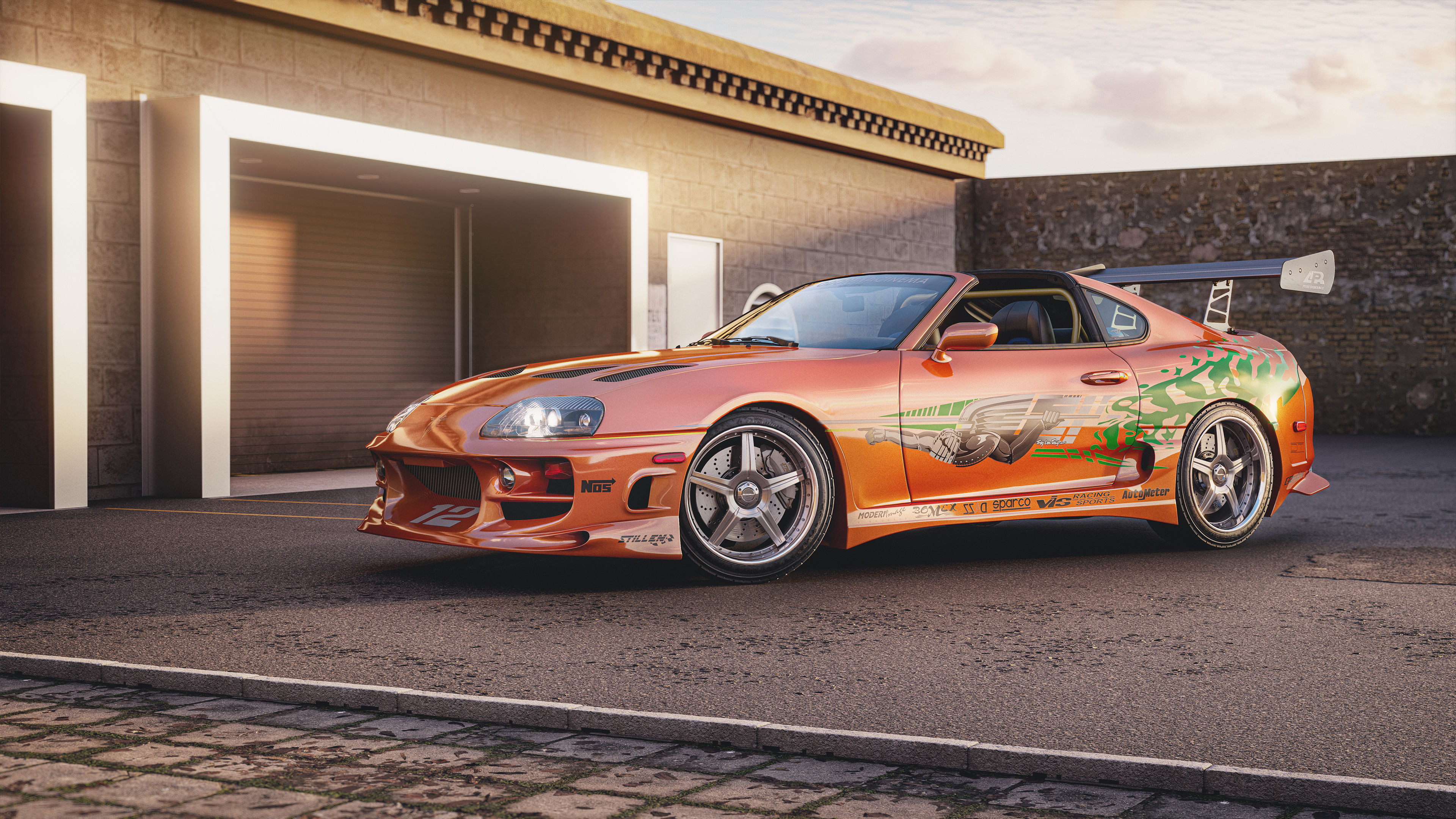 Toyota Supra A80 Fast And Furious most detailed 3D model_2