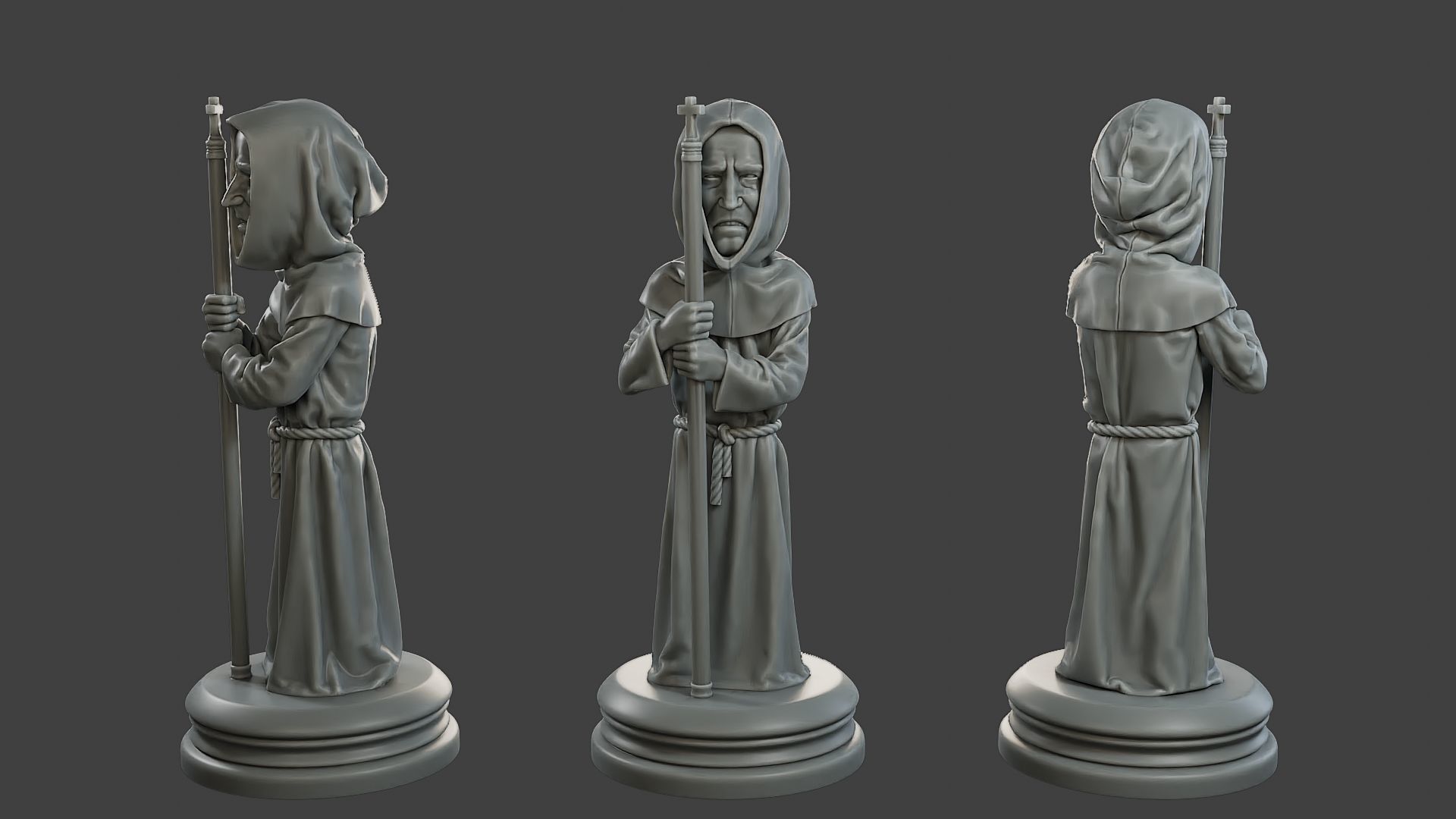 Donald Trump vs Joe Biden Chess 3D print model_23