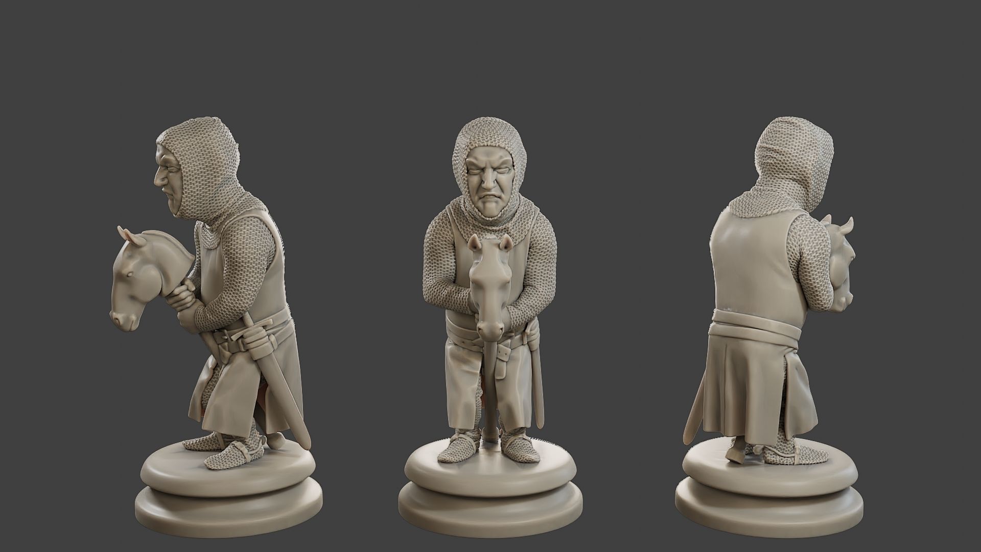 Donald Trump vs Joe Biden Chess 3D print model_14