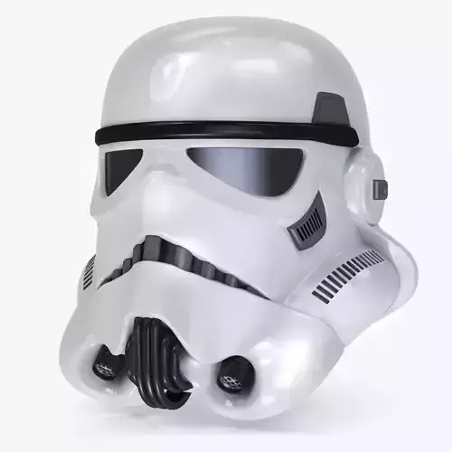 StormTrooper Helmet Low-poly 3D model
