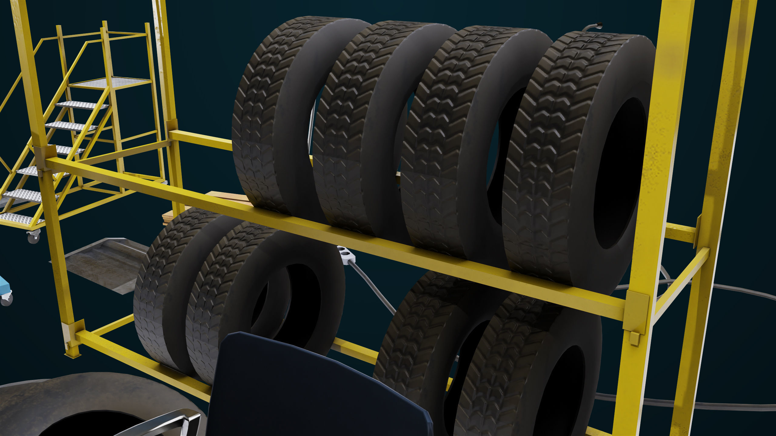 Workshop Tools Pack All PBR Unity UE Textures model Low-poly 3D model_25