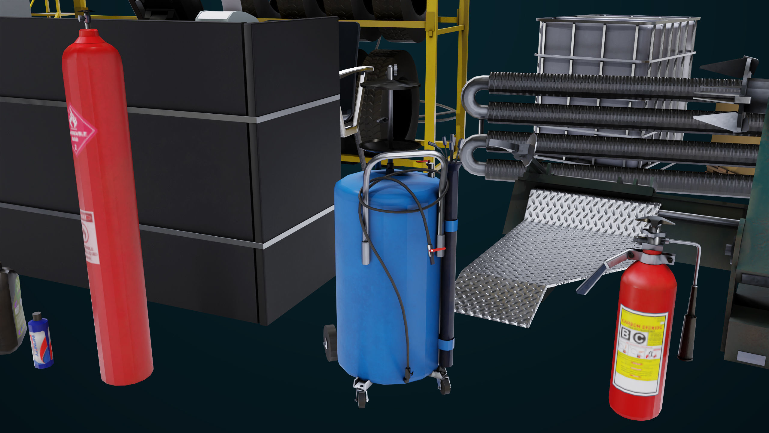 Workshop Tools Pack All PBR Unity UE Textures model Low-poly 3D model_21
