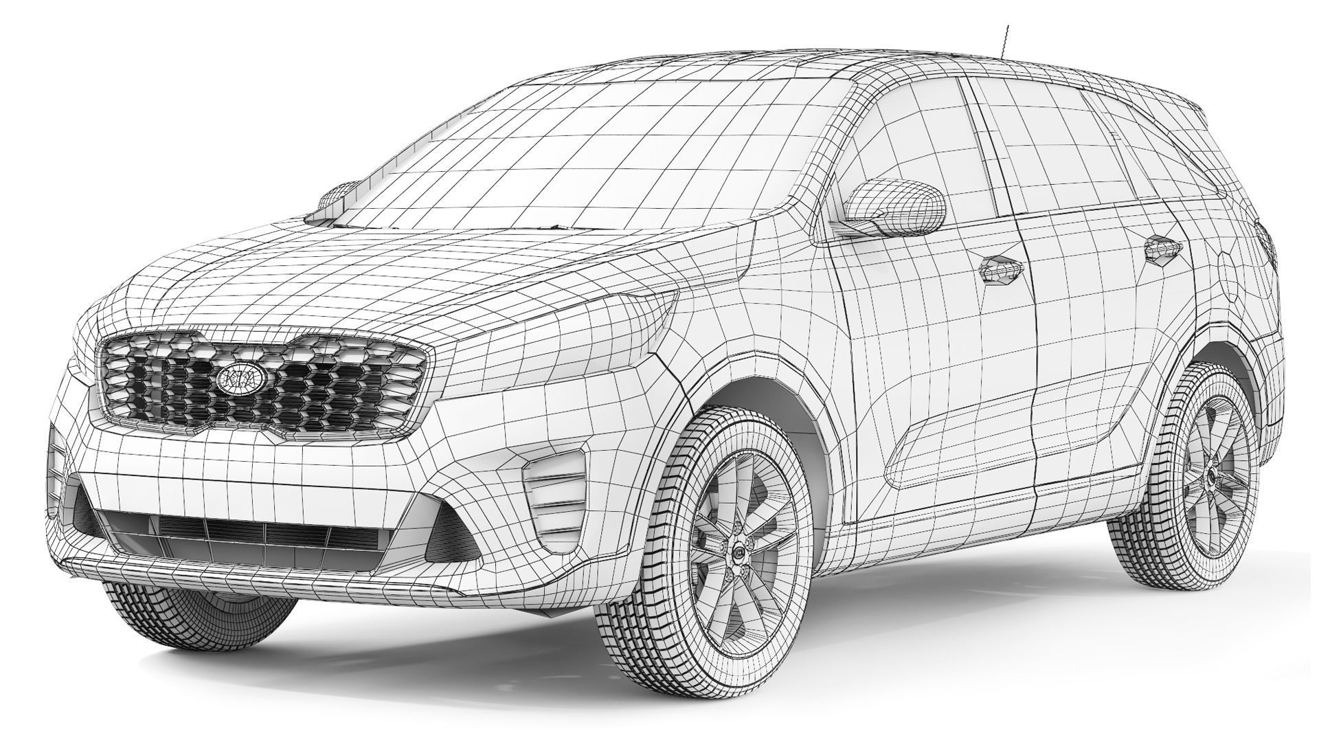 KIA Sorento 2019 3D model_8
