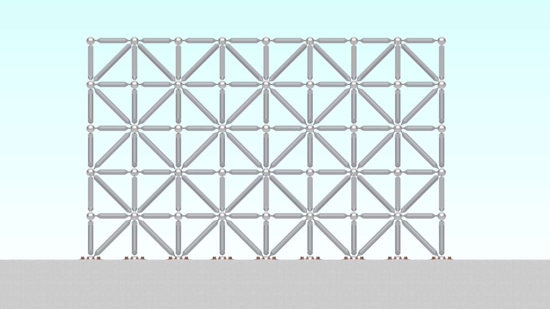 Optimal Truss Model 01 3D model_14