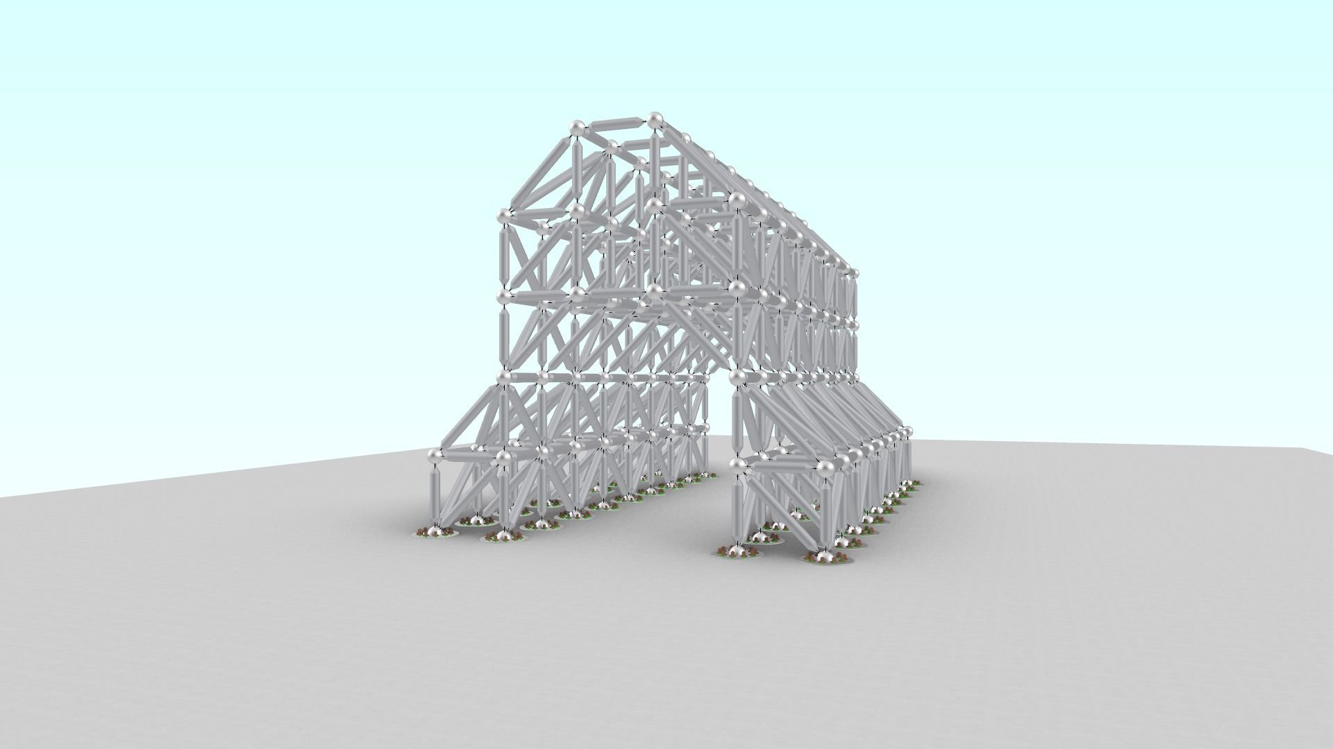 Optimal Truss Model 01 3D model_1
