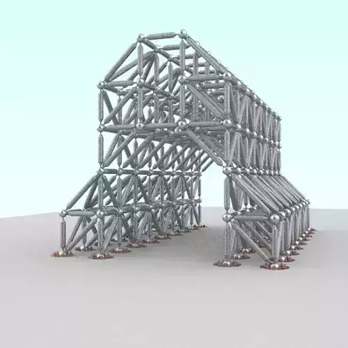 Optimal Truss Model 01 3D model