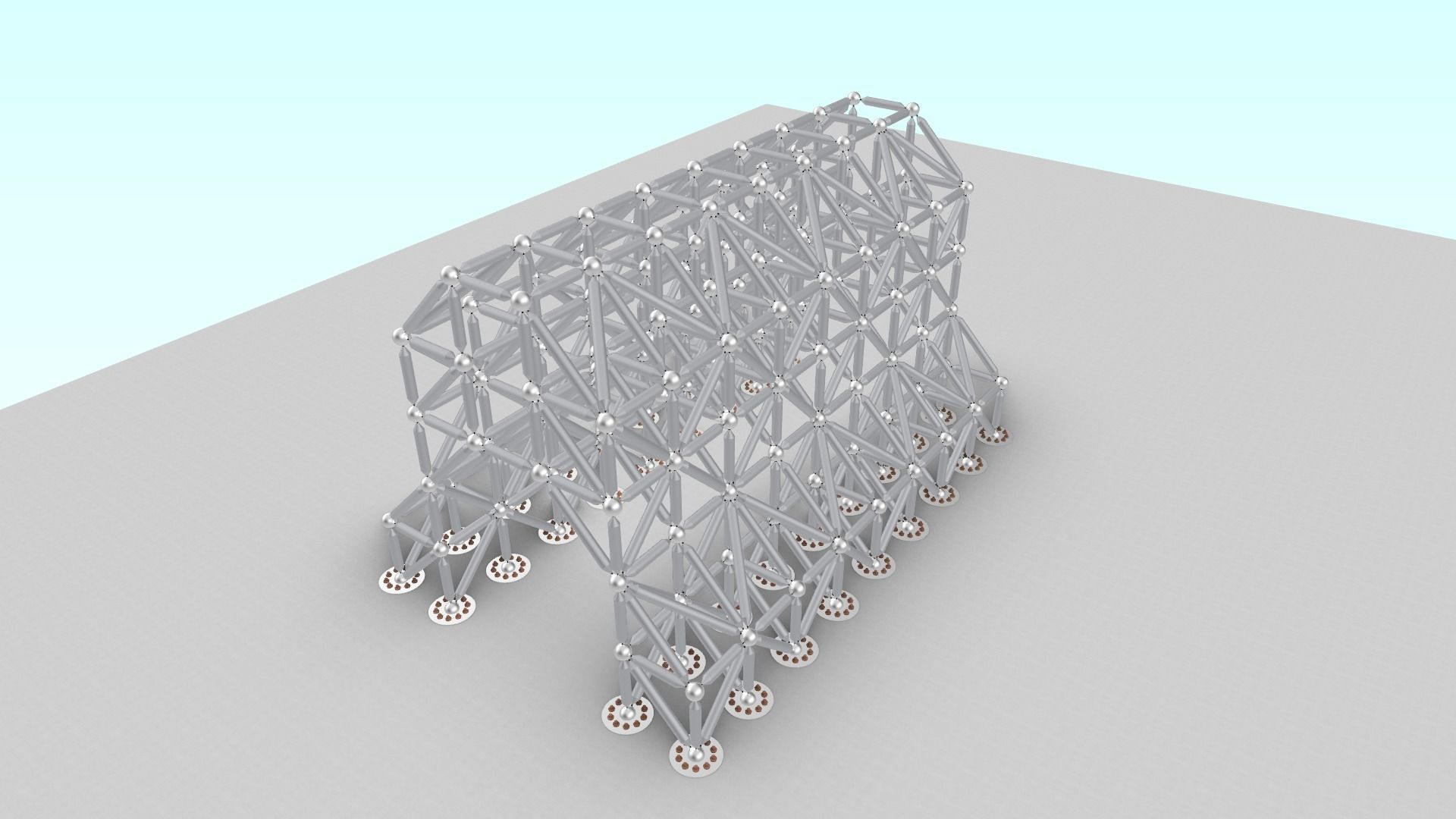 Optimal Truss Model 01 3D model_10