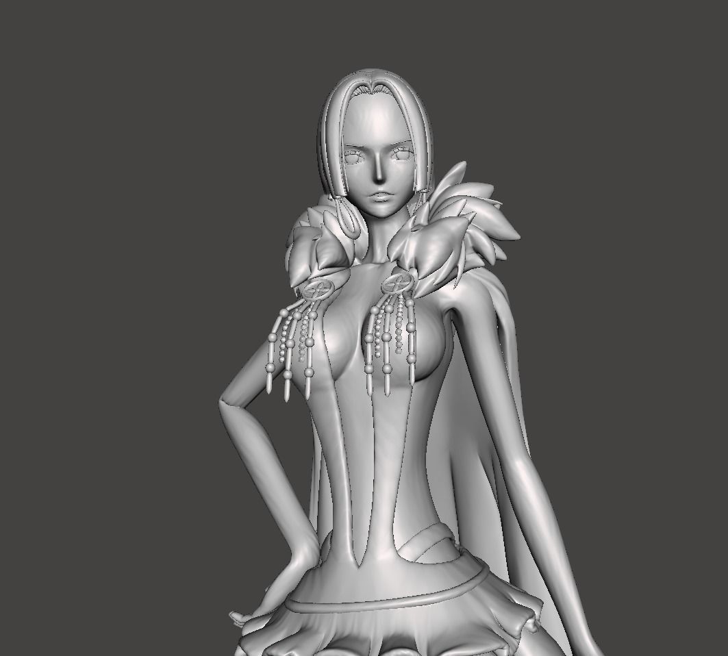 Boa Hancock 3D Model 3D print model_3