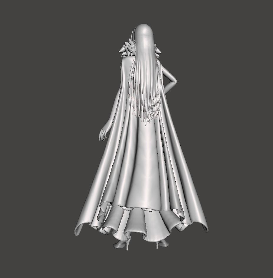 Boa Hancock 3D Model 3D print model_2