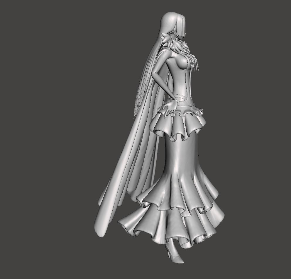 Boa Hancock 3D Model 3D print model_1