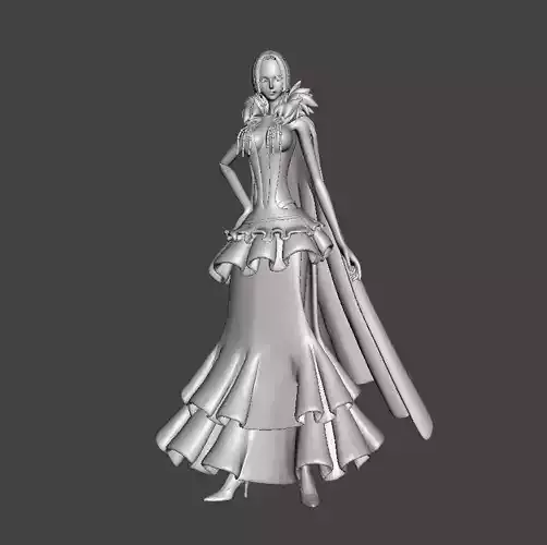 Boa Hancock 3D Model 3D print model
