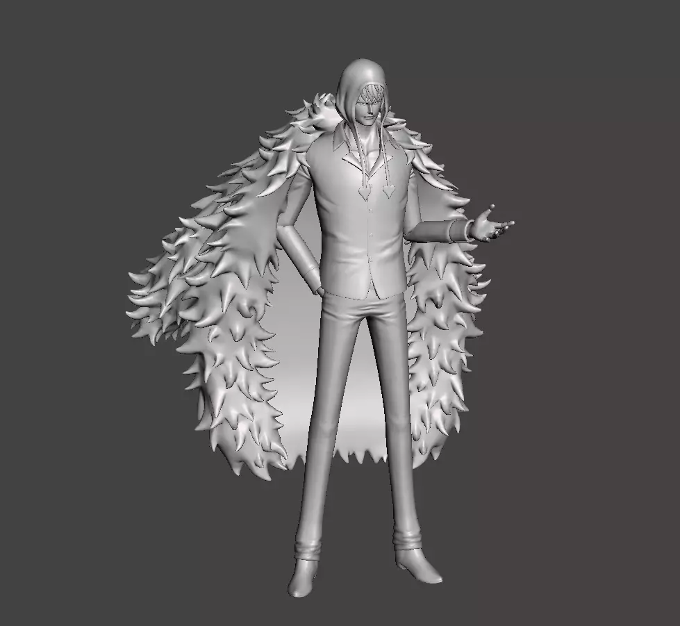 Donquixote Rosinante - Corazon 3D Model 3D print model
